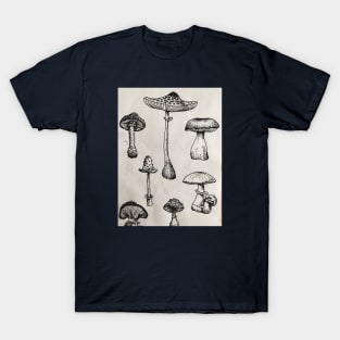 Mushroom Print T-Shirt